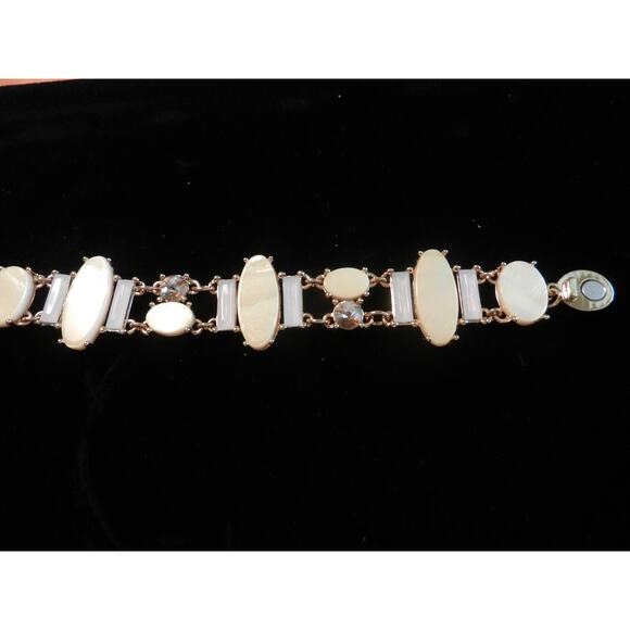 Bracelet with Oval and Iridescent Stones - New Condition - Picture 3 of 10